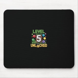 Birthday Children's Shirt Level 5 Unlocked 5 Mouse Mat