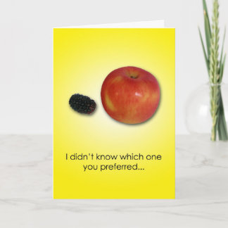 Birthday Choices Card