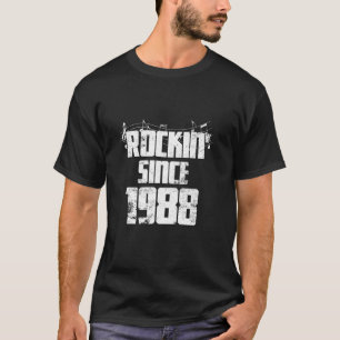 Birthday Classic Rock Since 1988 T-Shirt