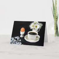 Birthday Coffee and Crossword Puzzle