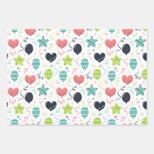 Birthday Colourful Wrapping Paper