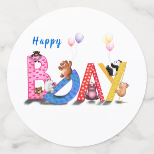 Birthday Confetti Happy Baby Bear Party