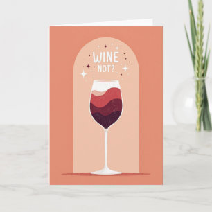 Birthday Coral Arch Glass Card