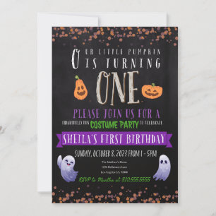 Birthday Costume Party Invitation