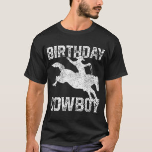 Birthday Cowboy Rodeo Themed Party T-Shirt