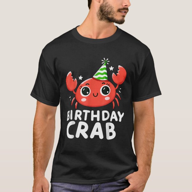 Birthday Crab Party  T-Shirt (Front)