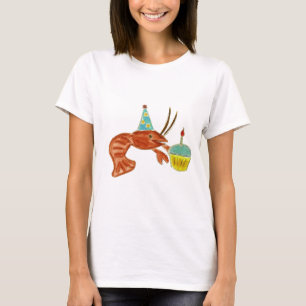 Birthday Crawfish Cupcake T-Shirt