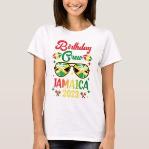 Birthday Crew 30th 20th Jamaica Vacation Party 202 T-Shirt