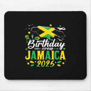 Birthday Crew Jamaica 2025 Family Cruise Vacation Mouse Mat