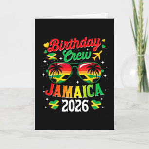 Birthday Crew Jamaica 2026 Birthday Family Trip Cr Card