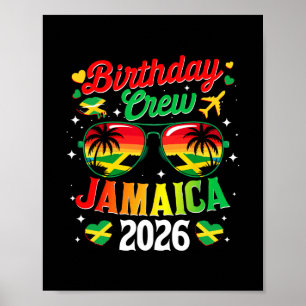 Birthday Crew Jamaica 2026 Birthday Family Trip Cr Poster