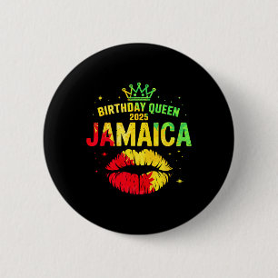 Birthday Crew Jamaica Trip 2025 Lips Bday Party Wo 6 Cm Round Badge