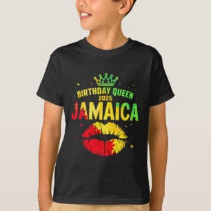 Birthday Crew Jamaica Trip 2025 Lips Bday Party Wo T-Shirt