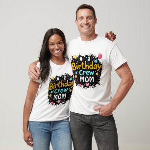 Birthday Crew T-Shirt Mom or Dad Matching Family