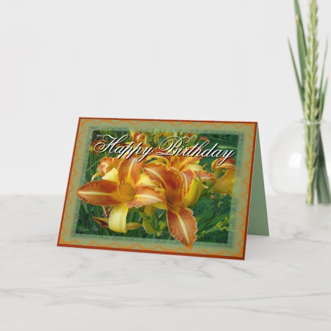 Birthday-crnflw-customise Card (Front)