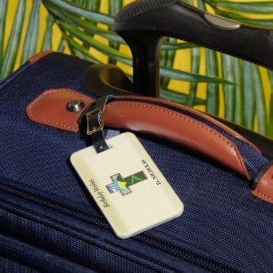 Birthday Cross Priest Personalised Luggage Tag