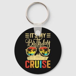 Birthday Cruise 2025 Family Matching Tee Summer Va Key Ring
