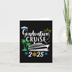 Birthday Cruise 2025 Ship Boat Family Summer Vacat Card
