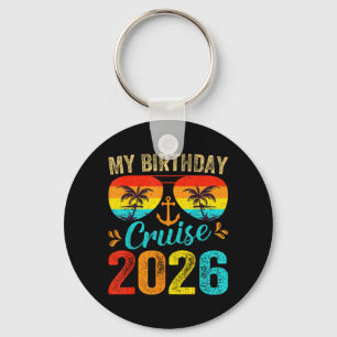 Birthday Cruise 2026 Hawaii Beach Summer Vacation Key Ring
