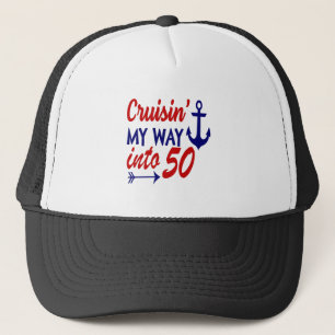 Birthday Cruise 50th birthday Trucker Hat