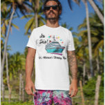Birthday Cruise Aw Ship Funny Group T-Shirt<br><div class="desc">This design may be personalised in the area provided by changing the photo and/or text. Or it can be customised by clicking Personalise this Template and then choosing the click to customise further option and delete or change the colour of the background, add text, change the text colour or style,...</div>