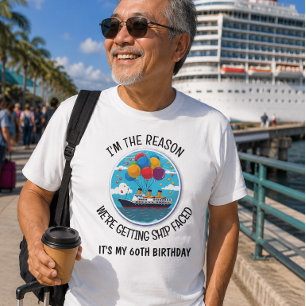 Birthday Cruise Funny Group Personalised T-Shirt