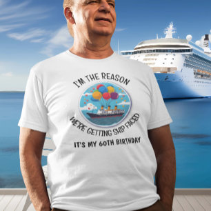 Birthday Cruise Funny Group Personalised T-Shirt