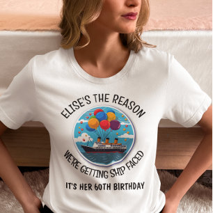 Birthday Cruise Funny Group Personalized  T-Shirt