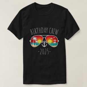 Birthday Cruise Gifts 2025 Matching Party Squad T-Shirt