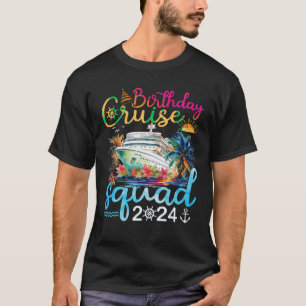 Birthday Cruise Squad 2024 Cruise Birthday Party V T-Shirt