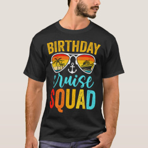 Birthday Cruise Squad 2025 Cruise Birthday Party V T-Shirt