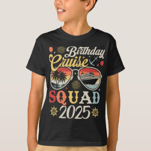 Birthday Cruise Squad 2025 Family Matching Boy T-Shirt