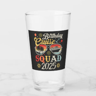Birthday Cruise Squad 2025 Family Matching DK Glass