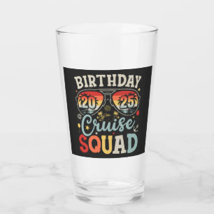 Birthday Cruise Squad 2025 Family Matching DK Glass