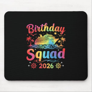 Birthday Cruise Squad 2026 Cruise Birthday Party V Mouse Mat
