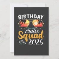 Birthday Cruise Squad 2026 Family Cruise Vacation