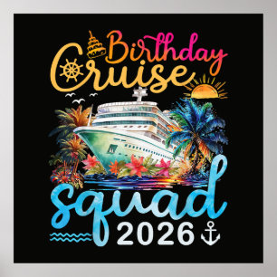 Birthday Cruise Squad 2026 Poster