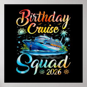 Birthday Cruise Squad 2026 Poster
