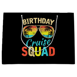 Birthday Cruise Squad Large Gift Bag