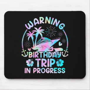 Birthday Cruise Squad Making Memories Together Men Mouse Mat