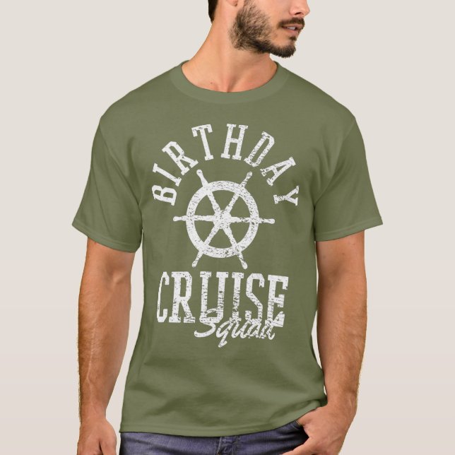 Birthday Cruise Squad T-Shirt (Front)
