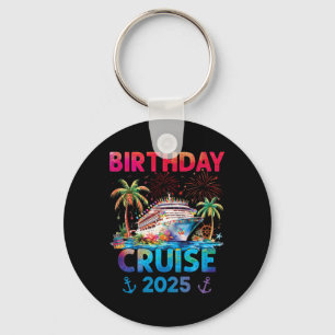 Birthday Cruise Trip Outfits 2025 Uni-adults And K Key Ring