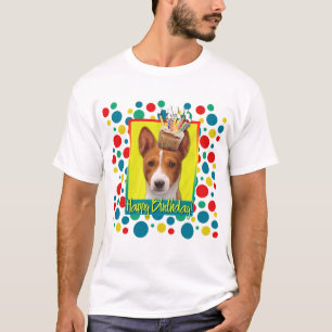 Birthday Cupcake - Basenji T-Shirt