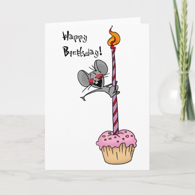Birthday cupcake card (Front)