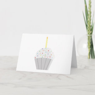 Birthday Cupcake Card (Blank)
