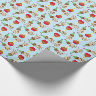 Birthday Cupcake German Shorthaired Pointer Wrapping Paper