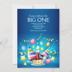 Birthday Cupcake Invitation