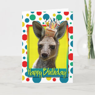 Birthday Cupcake - Kangaroo Card
