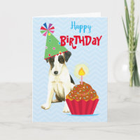 Birthday Cupcake Smooth Fox Terrier