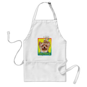 Birthday Cupcake - Yorkshire Terrier Standard Apron